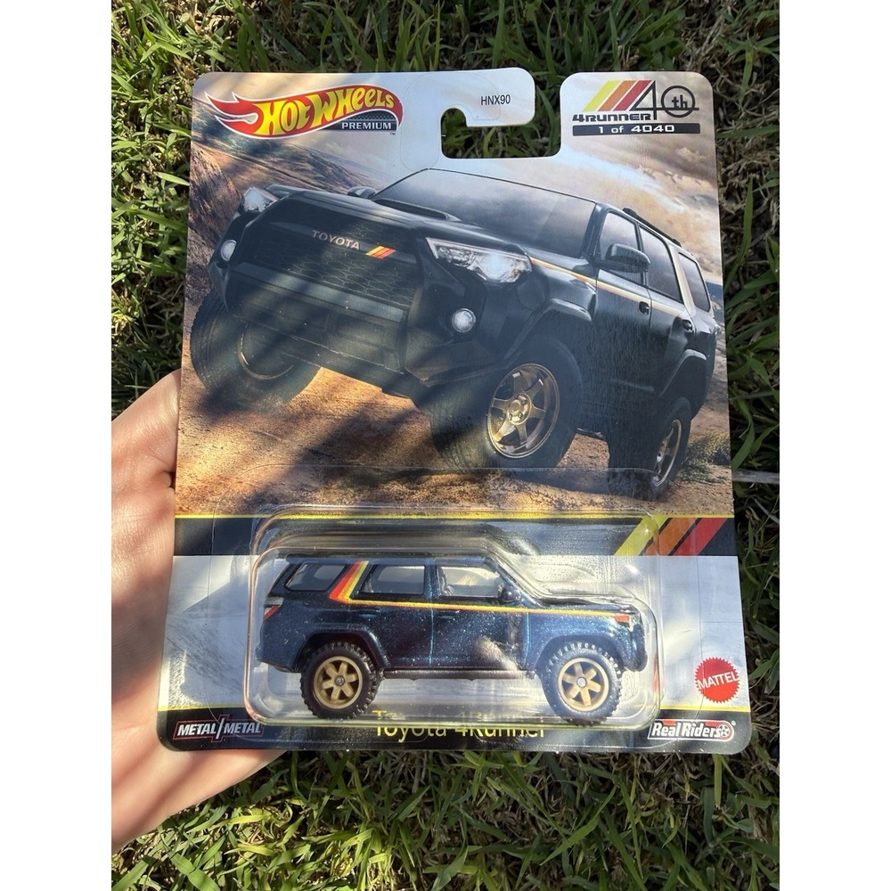 Hot Wheels Premium Toyota 4Runner 40th Anniversary, 1 of 4040 Produced, RARE